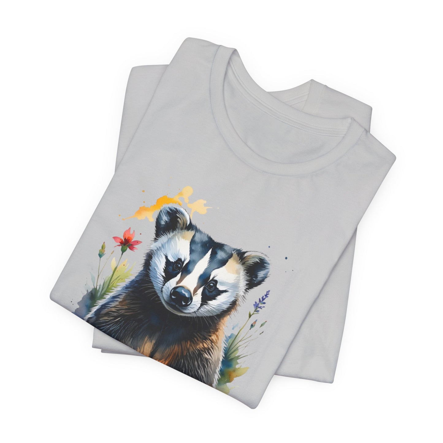 JA Watercolor Badger T-Shirt