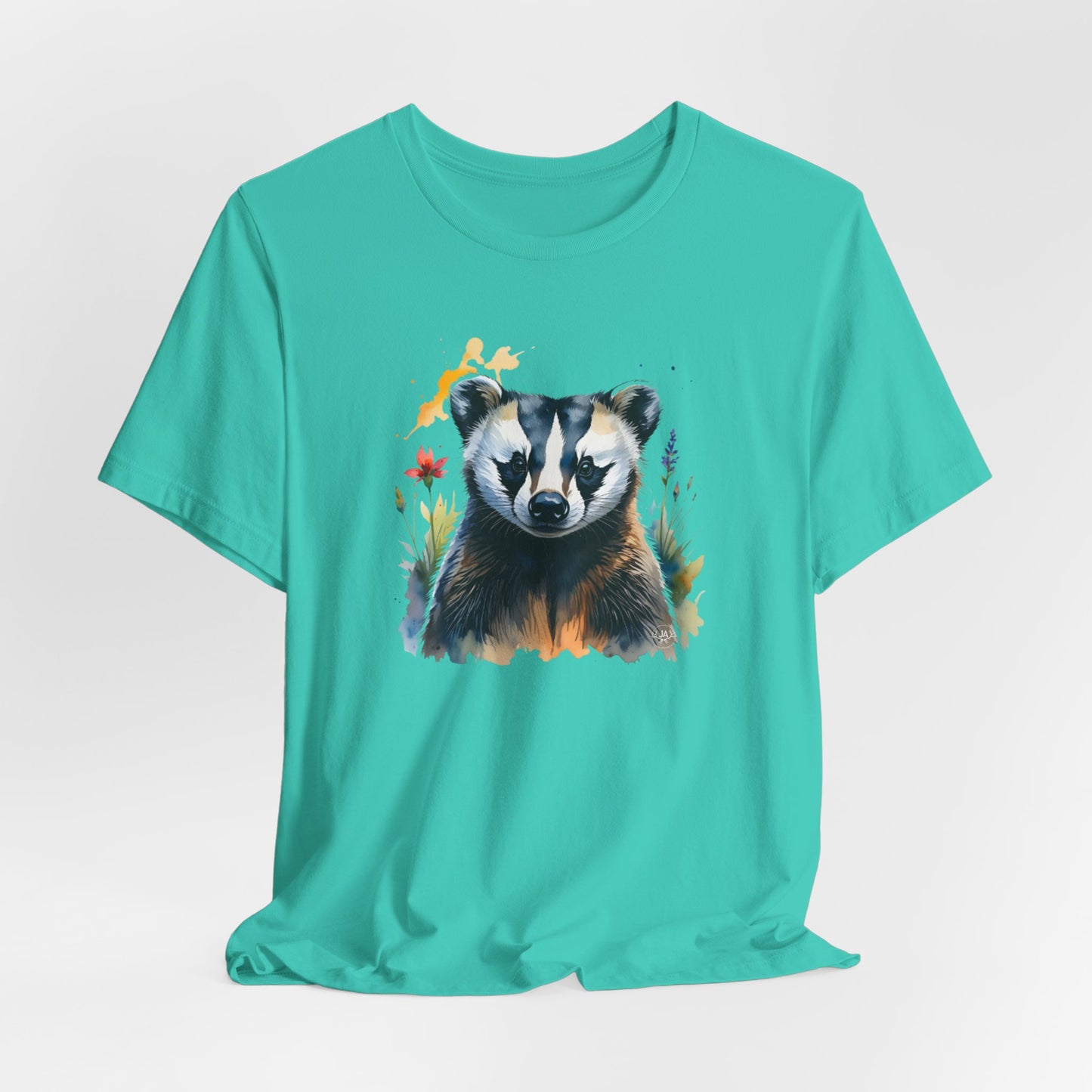 JA Watercolor Badger T-Shirt
