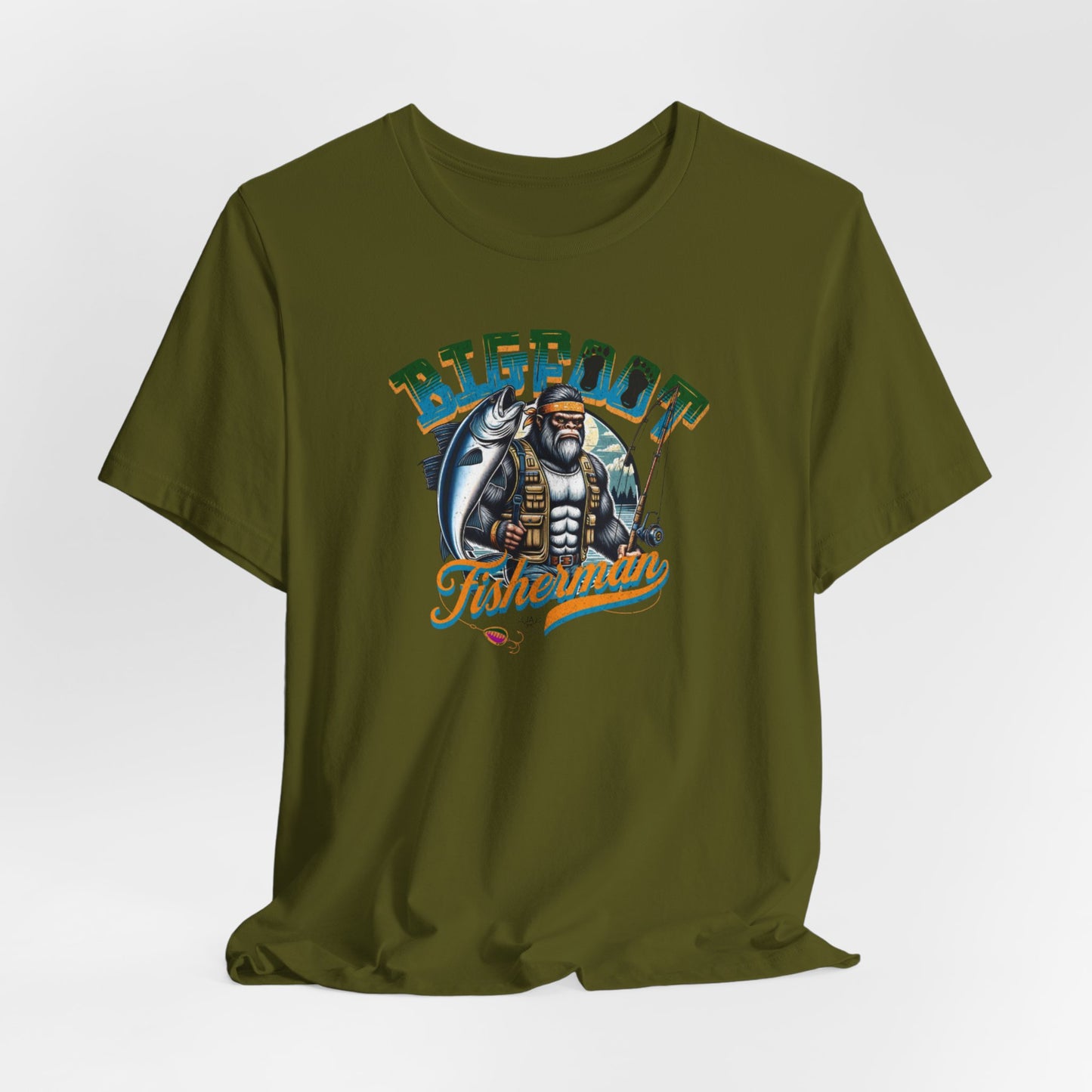 JA Bigfoot Fisherman T-Shirt