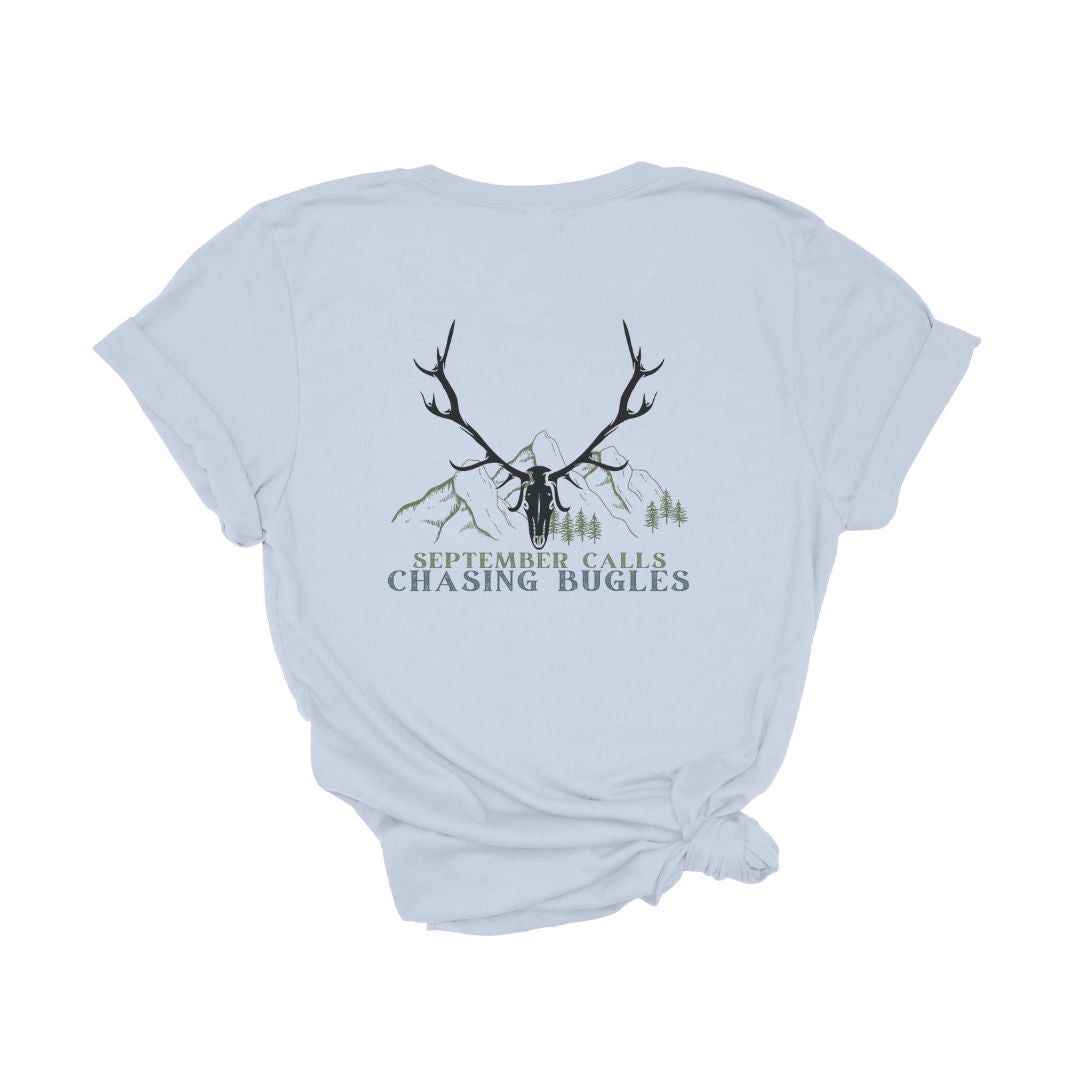September Calls Chasing Bugles Tee