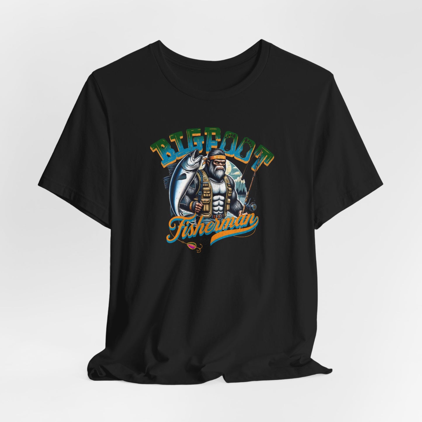 JA Bigfoot Fisherman T-Shirt