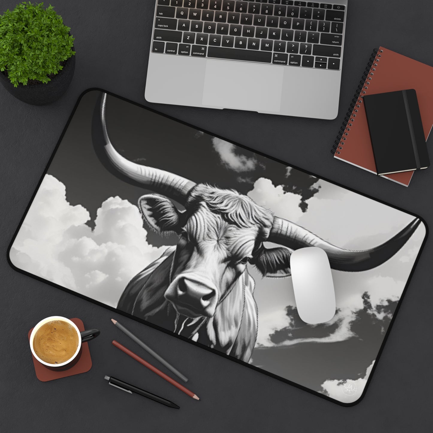 JA Long Horn Desk Mat