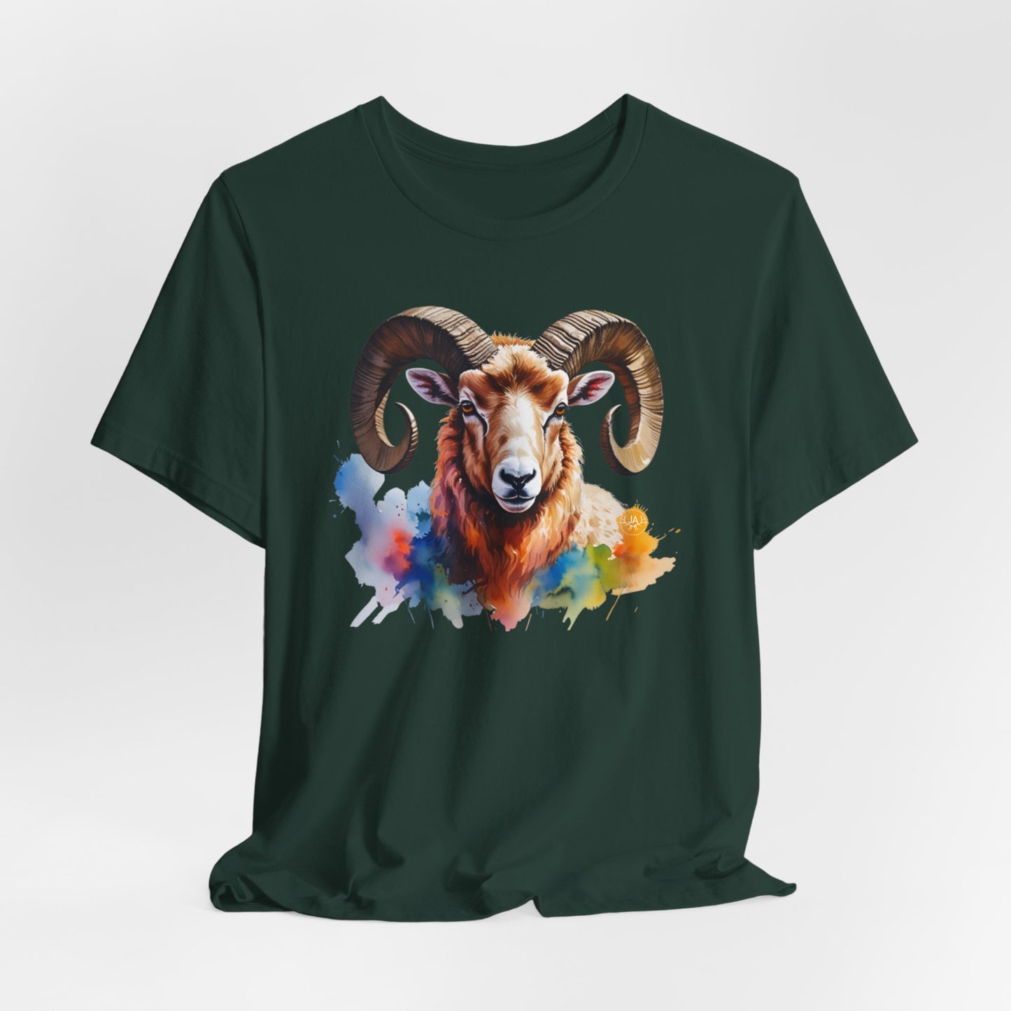 JA Watercolor Big Horn T-Shirt