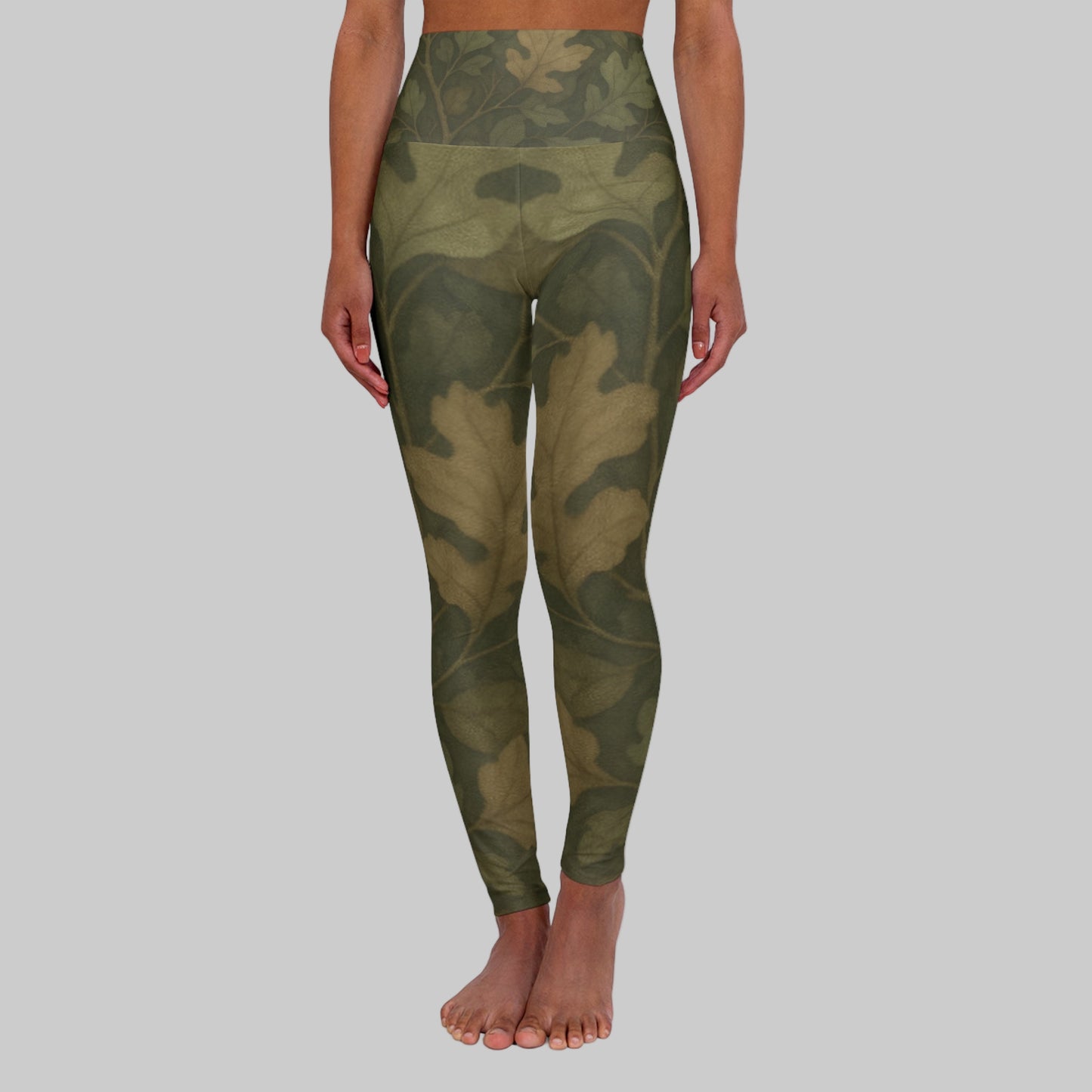 JA Leaf-Camo High Waisted-Leggings