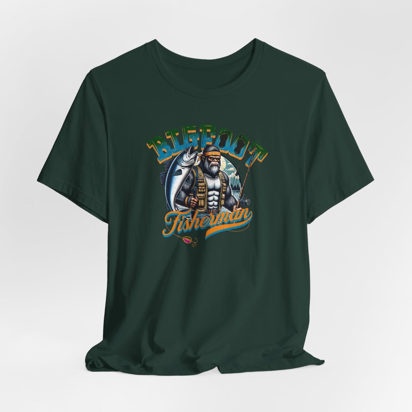 JA Bigfoot Fisherman T-Shirt