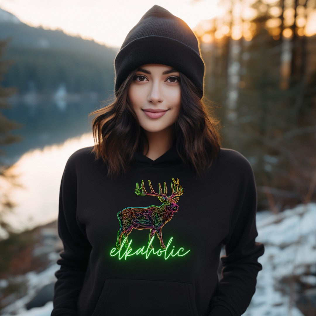 Neon Elkaholic Hoodie