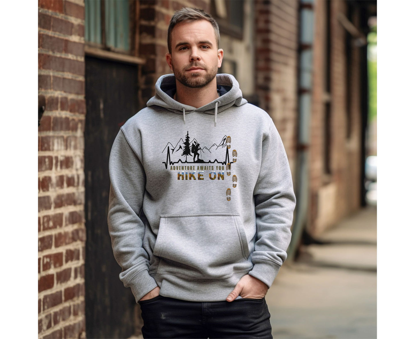 Hike On Adventure Awaits You Hoodie