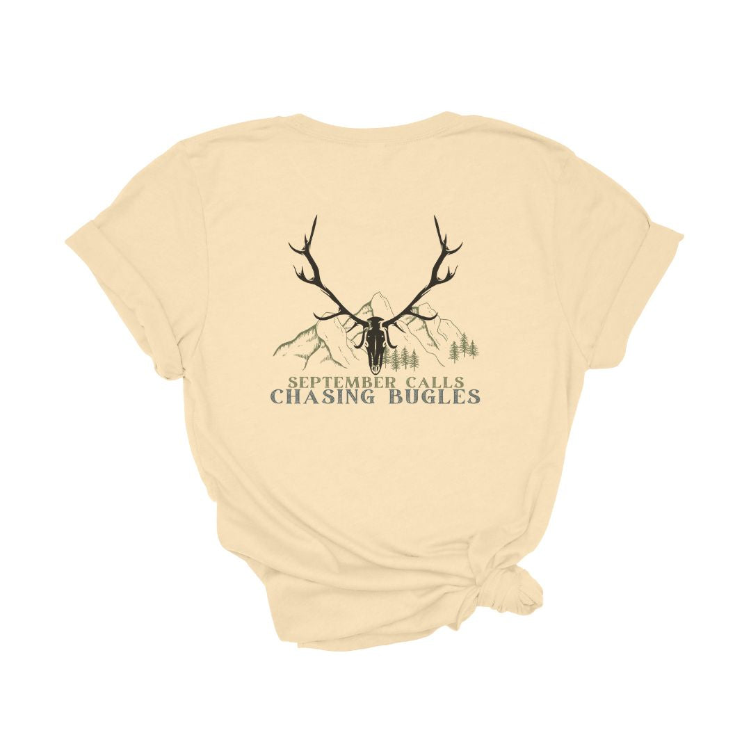 September Calls Chasing Bugles Tee