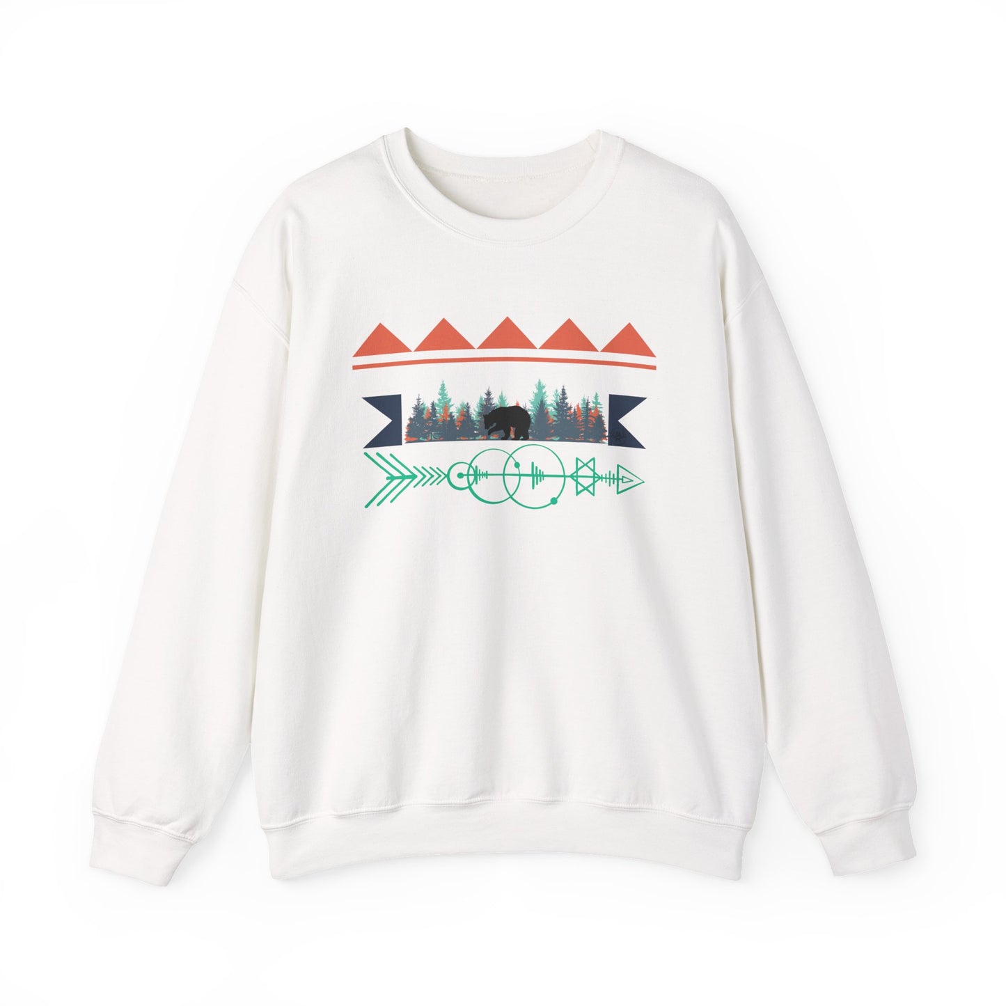 Bear Tribal Crewneck Sweatshirt