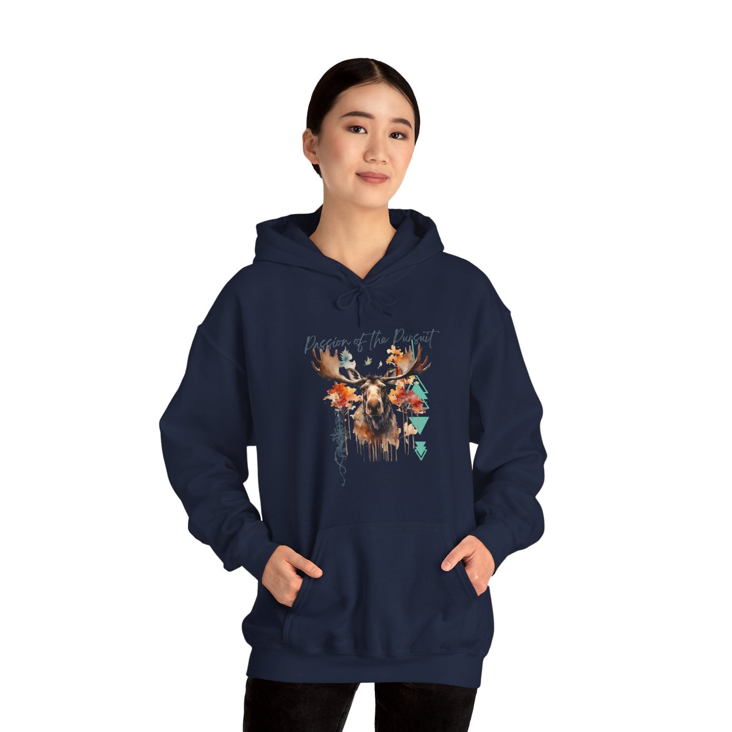 Passion of the Pursuit Moose Hoodie