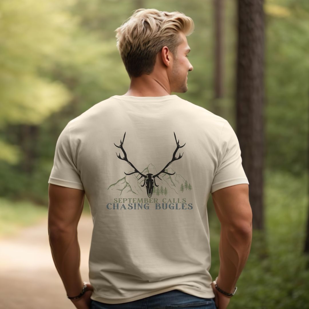 September Calls Chasing Bugles Tee