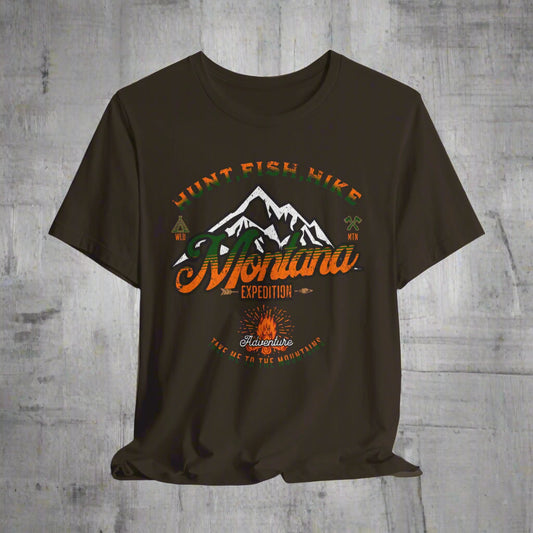 JA Montana Hunt Fish Hike T-Shirt