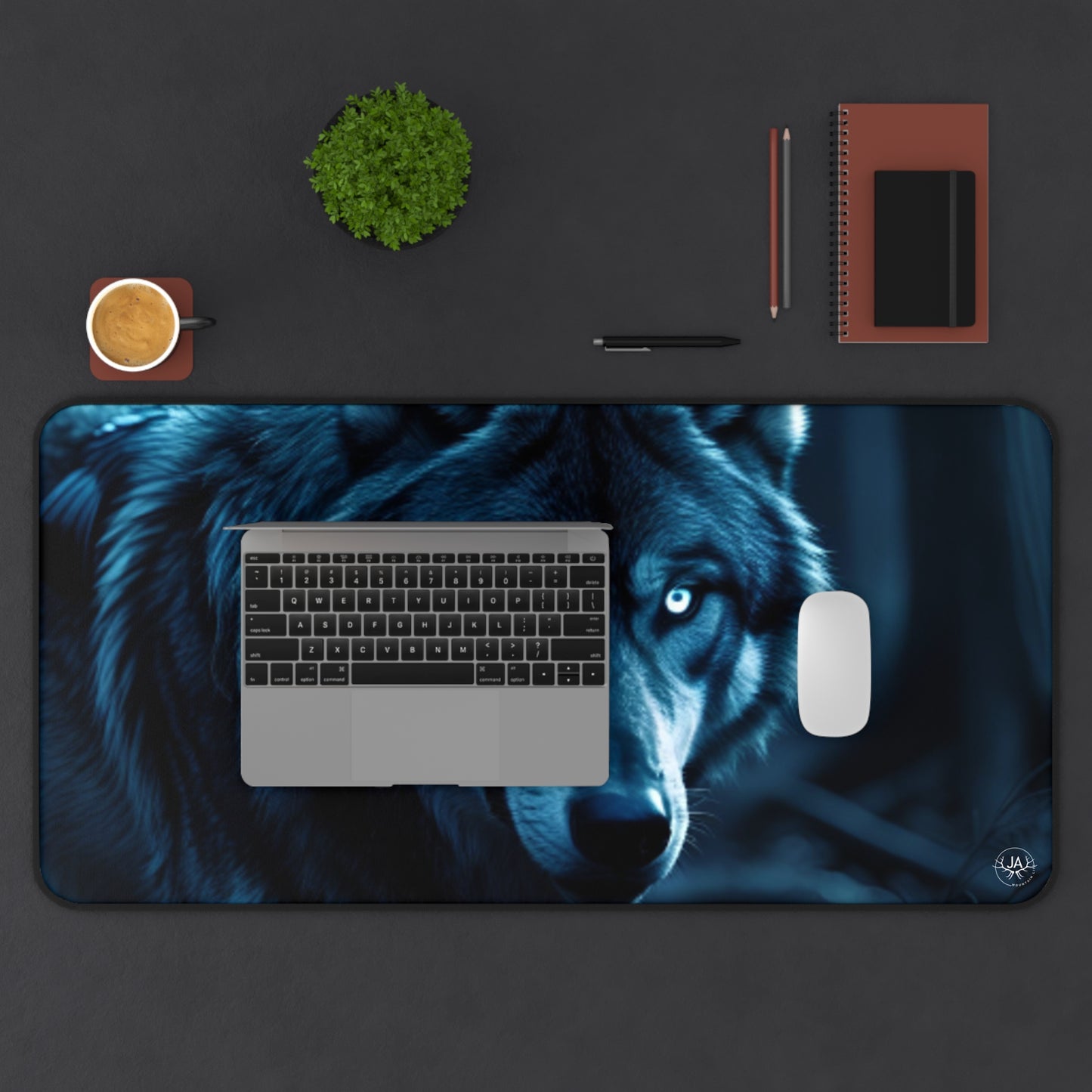 JA The Alpha Wolve Desk Mat