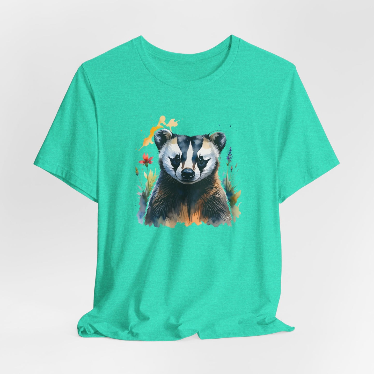 JA Watercolor Badger T-Shirt