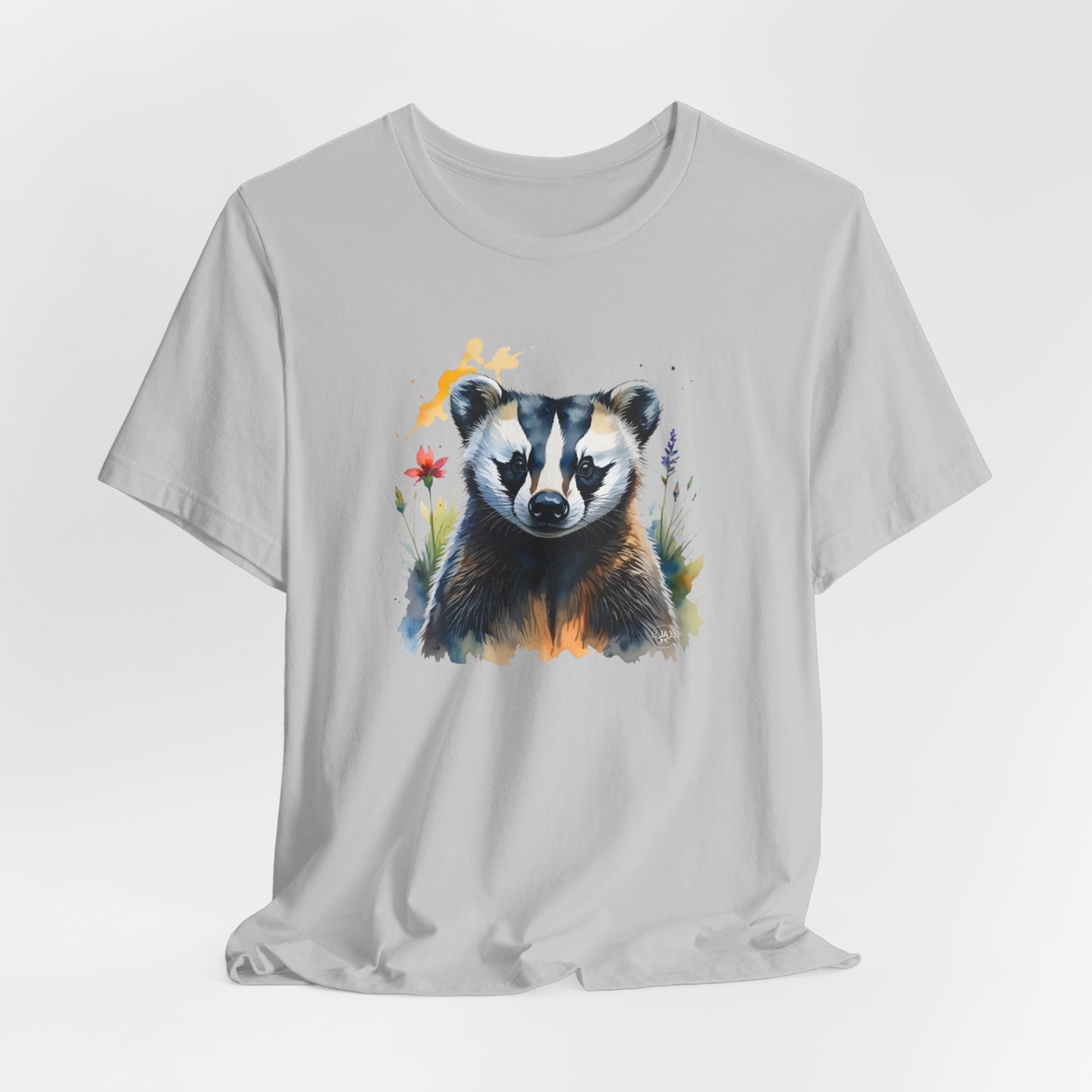 JA Watercolor Badger T-Shirt
