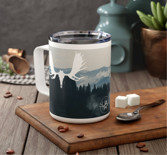 JA Moose Mountain 10oz Insulated Coffee Mug