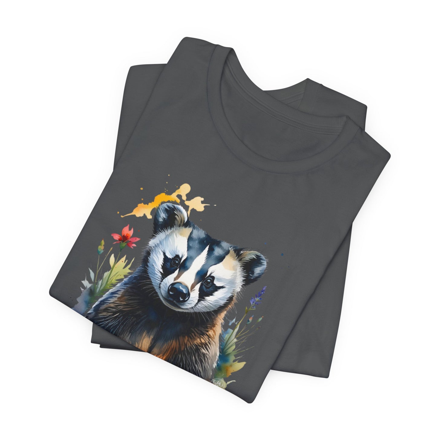 JA Watercolor Badger T-Shirt