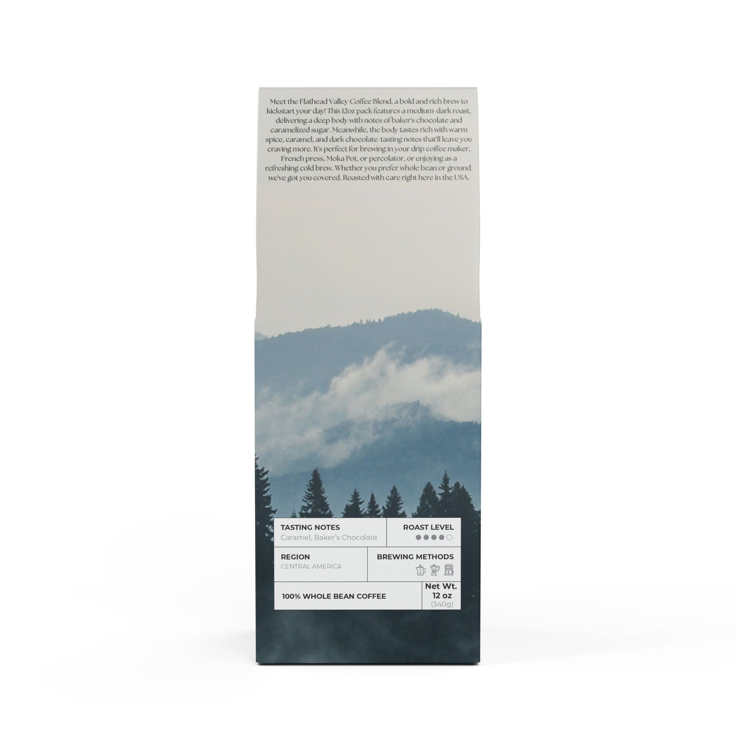 JA Flathead Valley Coffee Blend (Medium-Dark Roast)