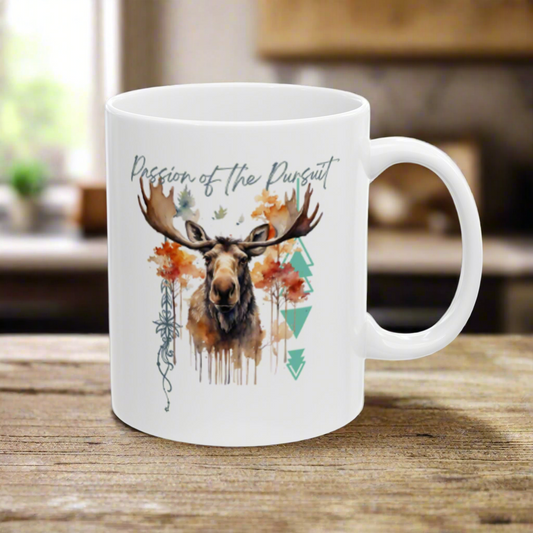 JA Moose passion of the pursuit Ceramic Mug 11oz