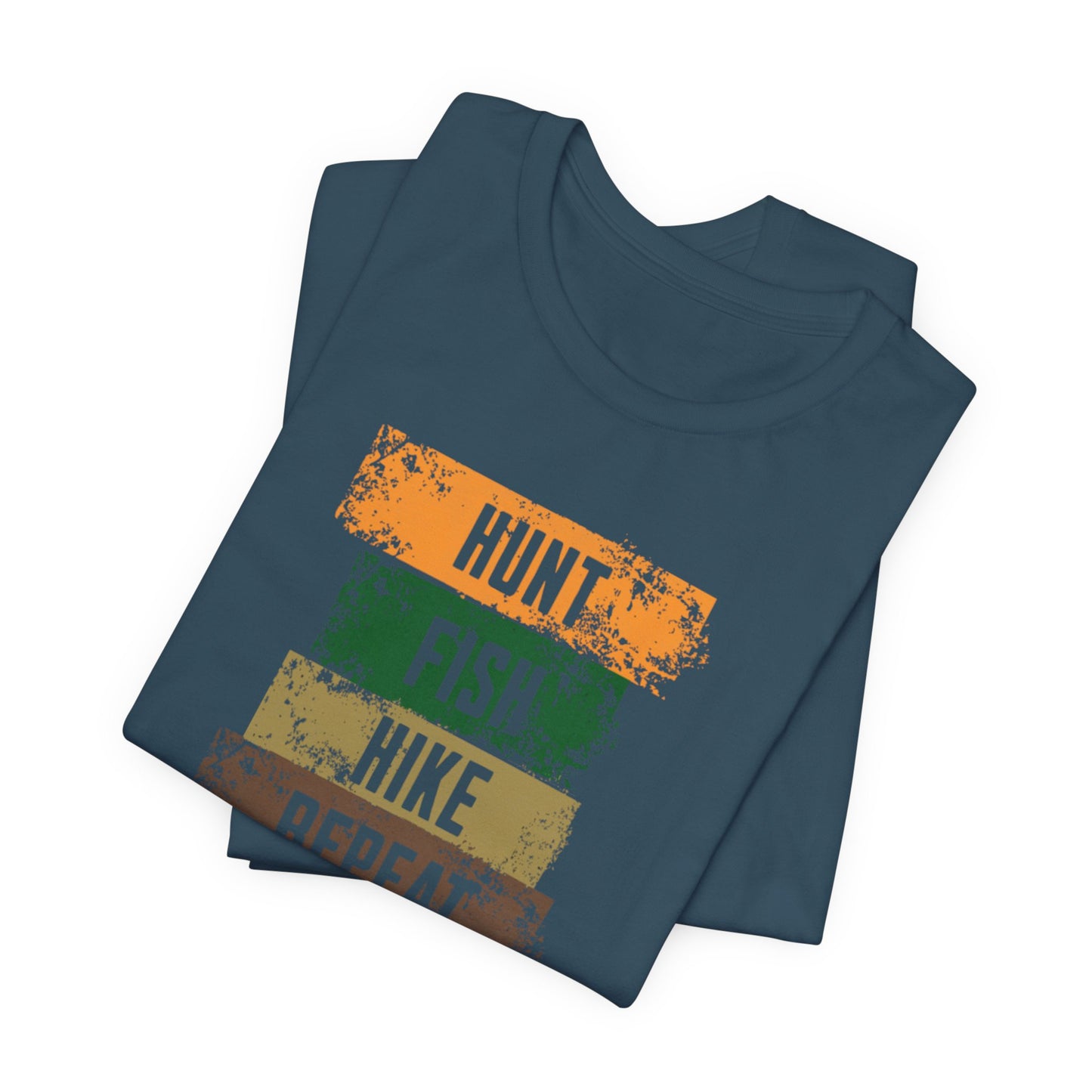 JA Hunt, Fish, Hike, Repeat T-Shirt