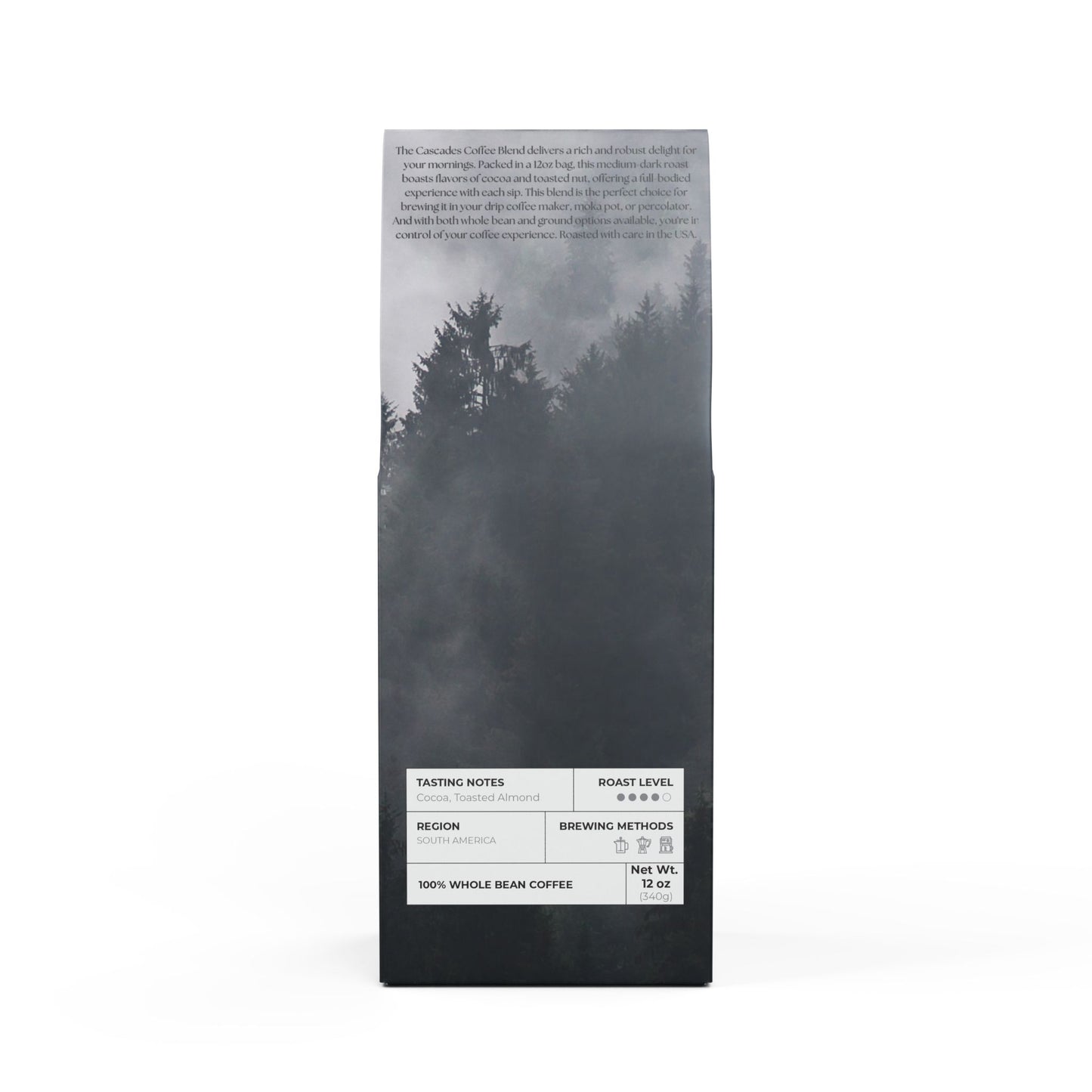 JA Cascades Coffee Blend (Medium-Dark Roast)