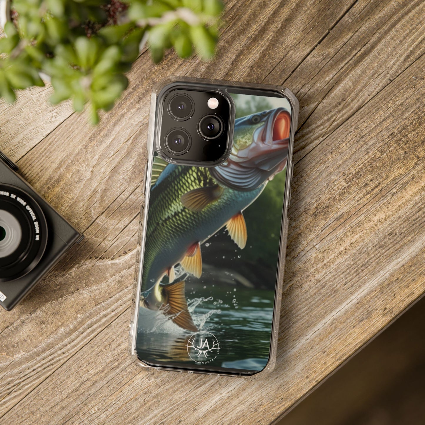 JA "Big Bass Fish'N" iPhone Case