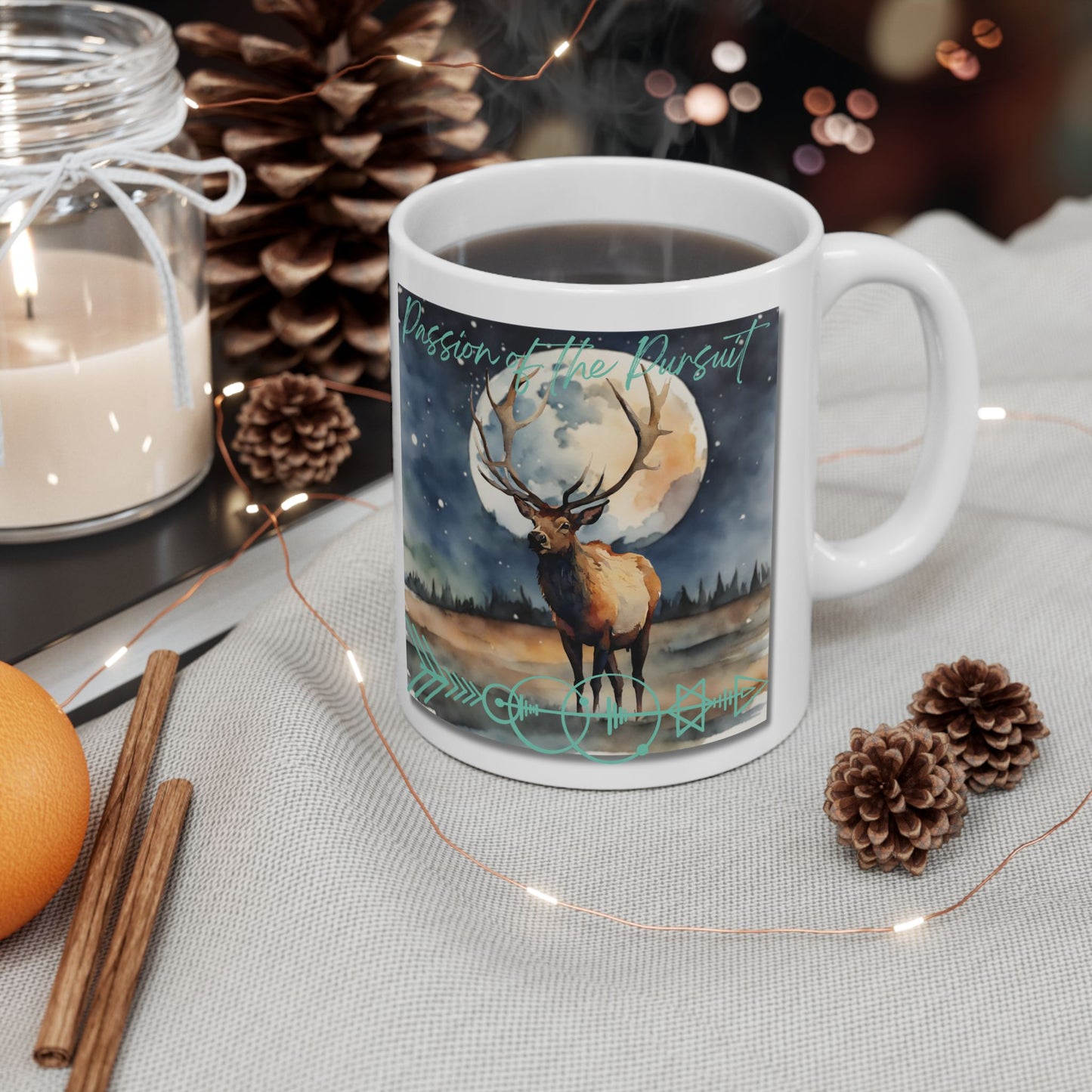 Watercolor Elk Mug