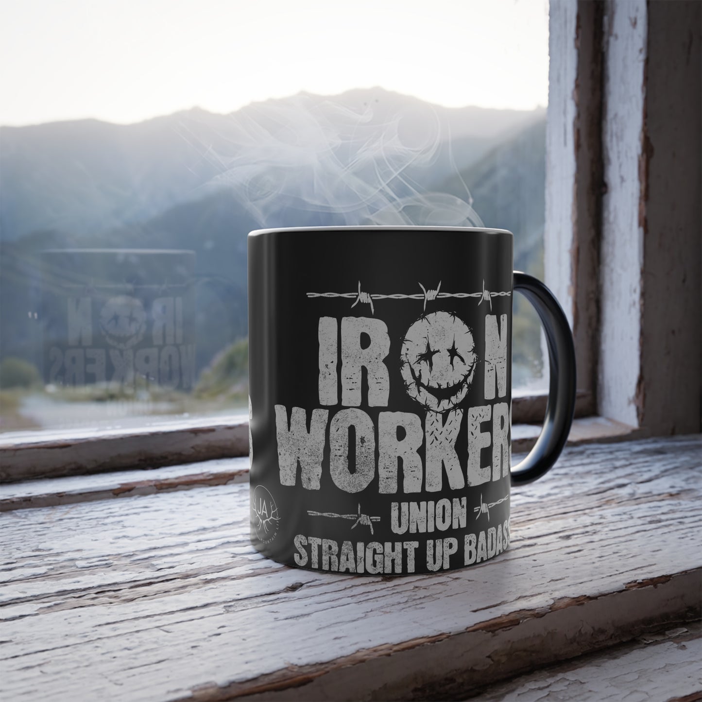 Color Morphing JA "Union Ironworkers" Mug