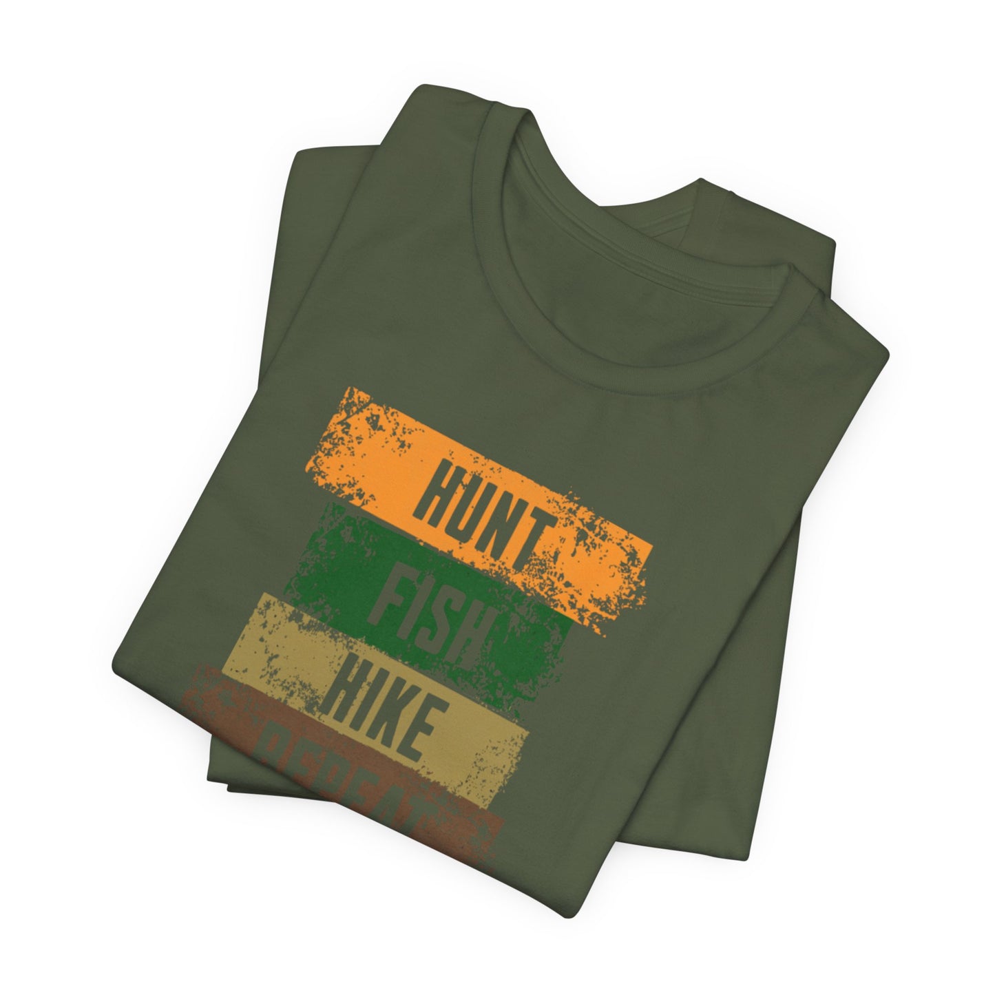 JA Hunt, Fish, Hike, Repeat T-Shirt