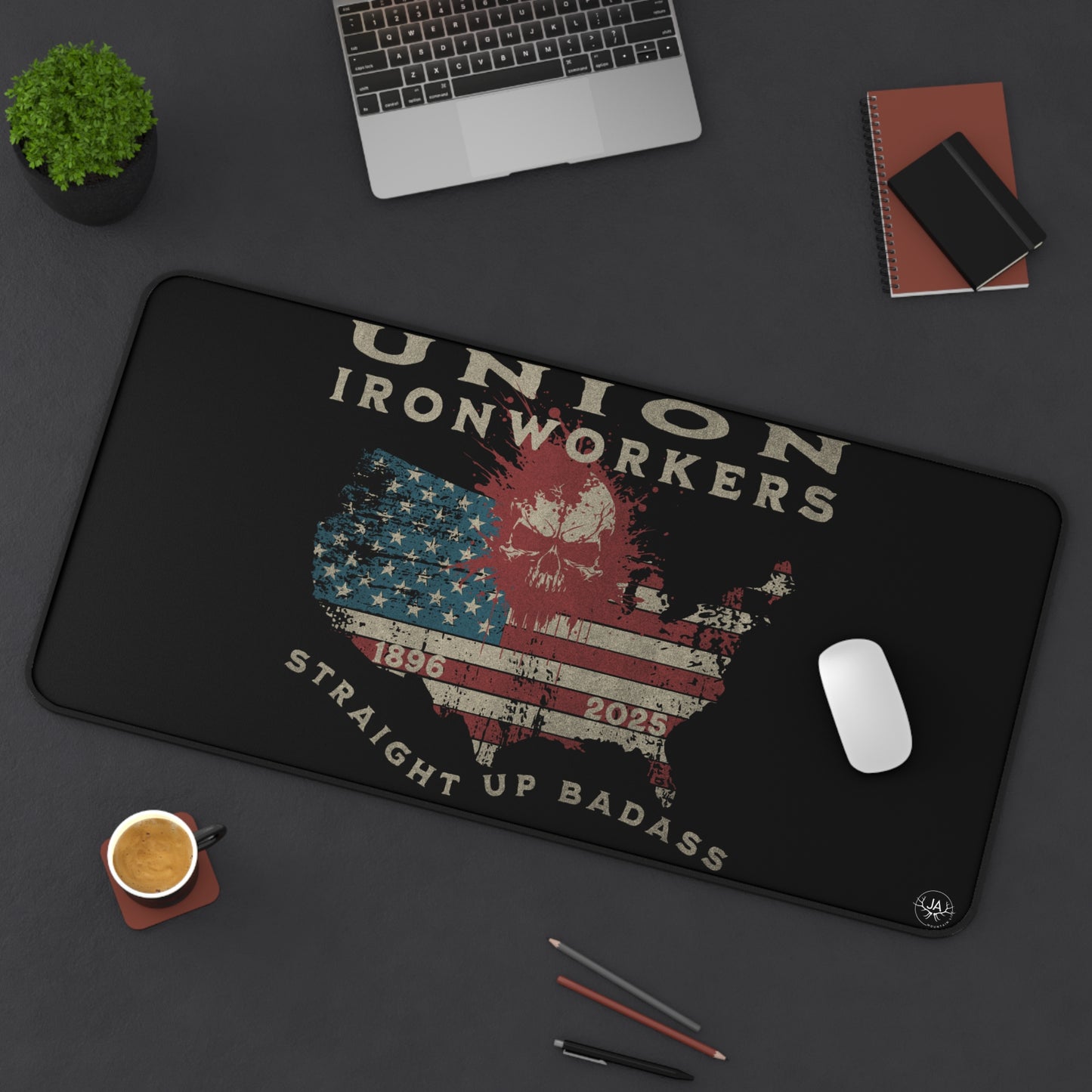 JA Union Ironworkers Desk Mat