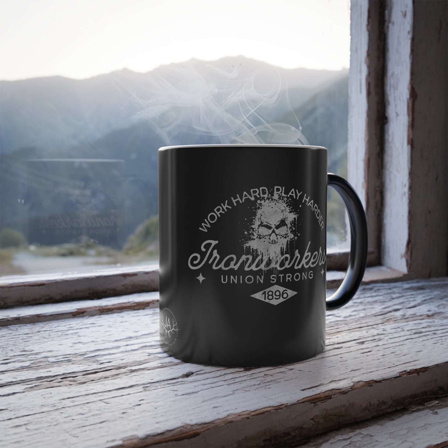 Color Morphing "Union Ironworkers" Mug