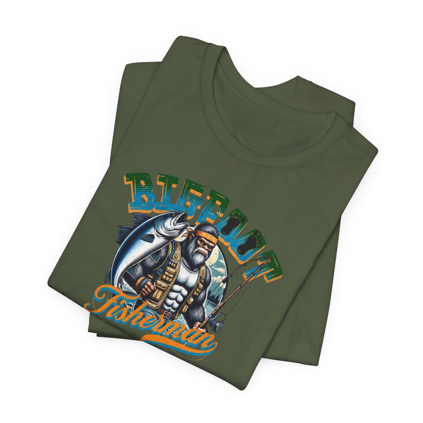 JA Bigfoot Fisherman T-Shirt