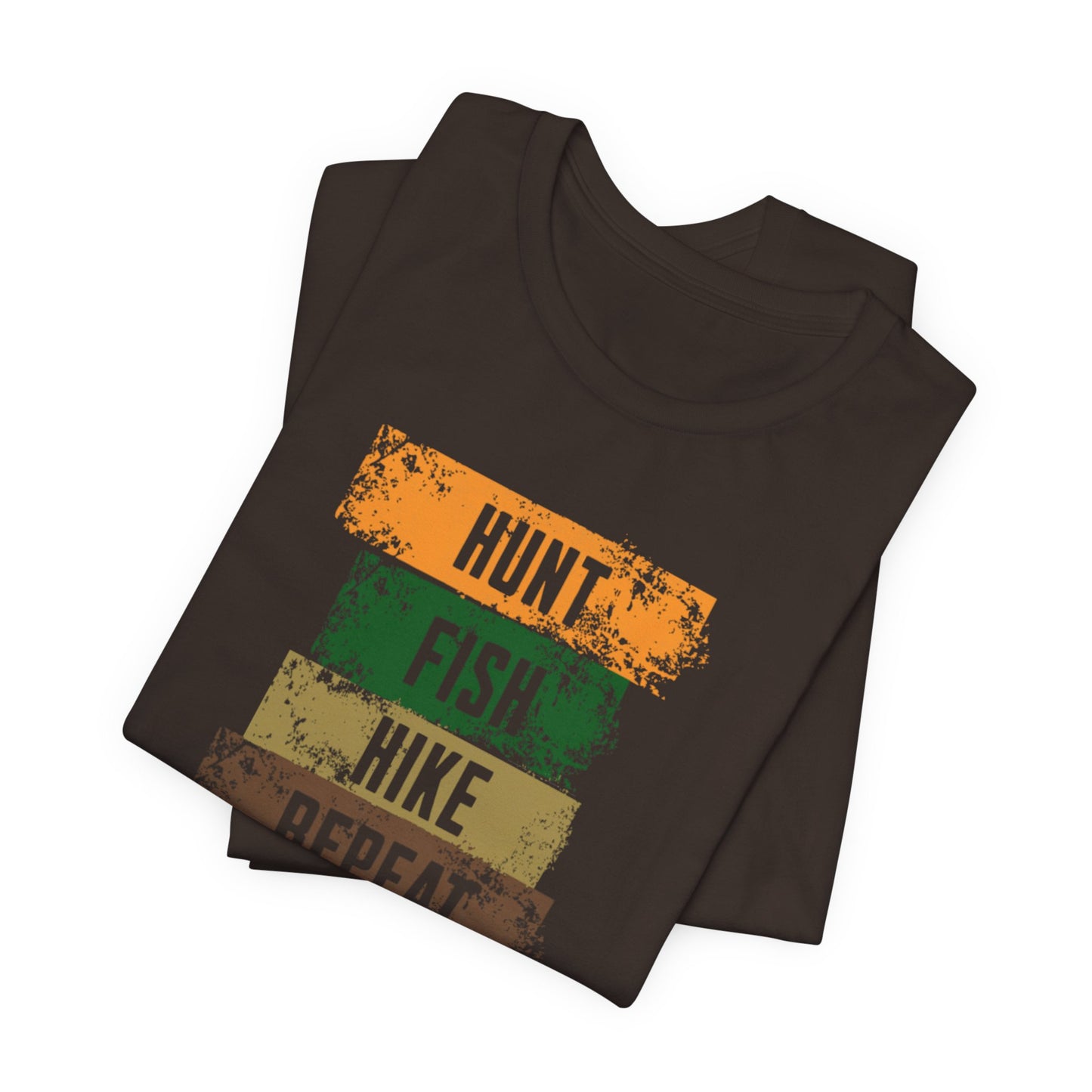 JA Hunt, Fish, Hike, Repeat T-Shirt