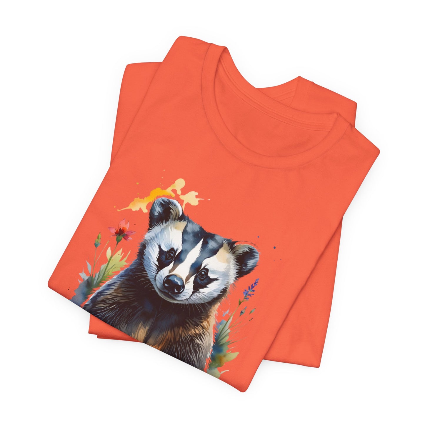 JA Watercolor Badger T-Shirt