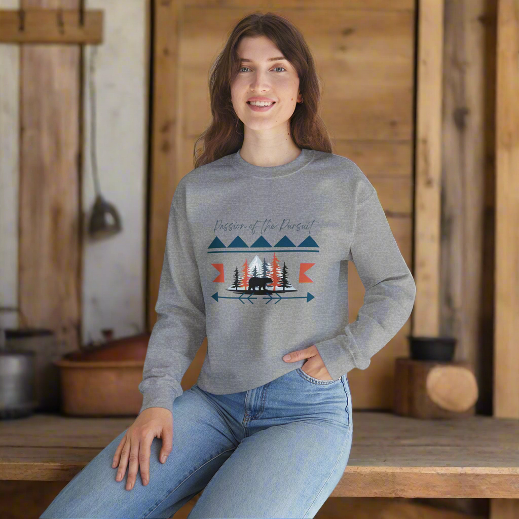 Bear Passion of the Pursuit Crewneck Sweatshirt