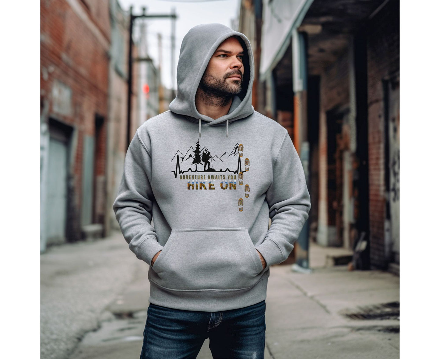 Hike On Adventure Awaits You Hoodie