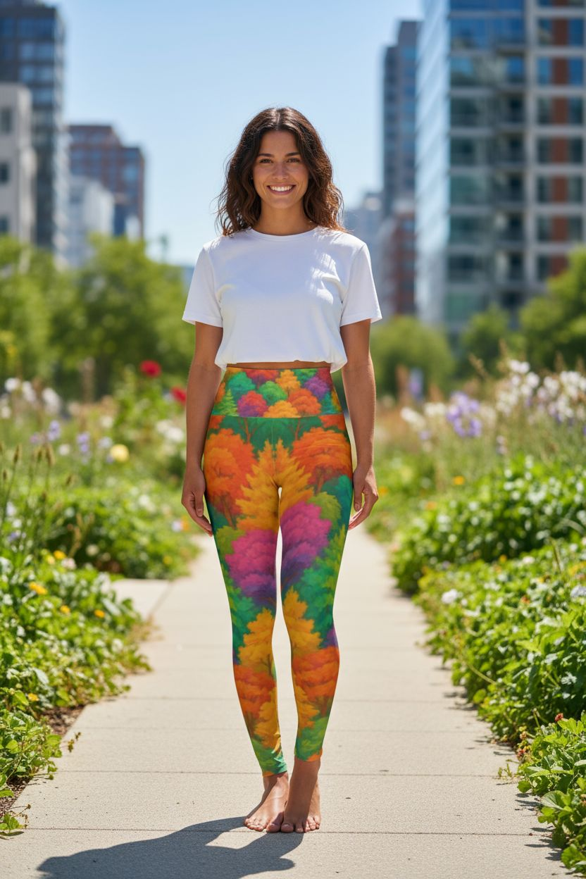 JA Forest High Waisted Yoga-Leggings