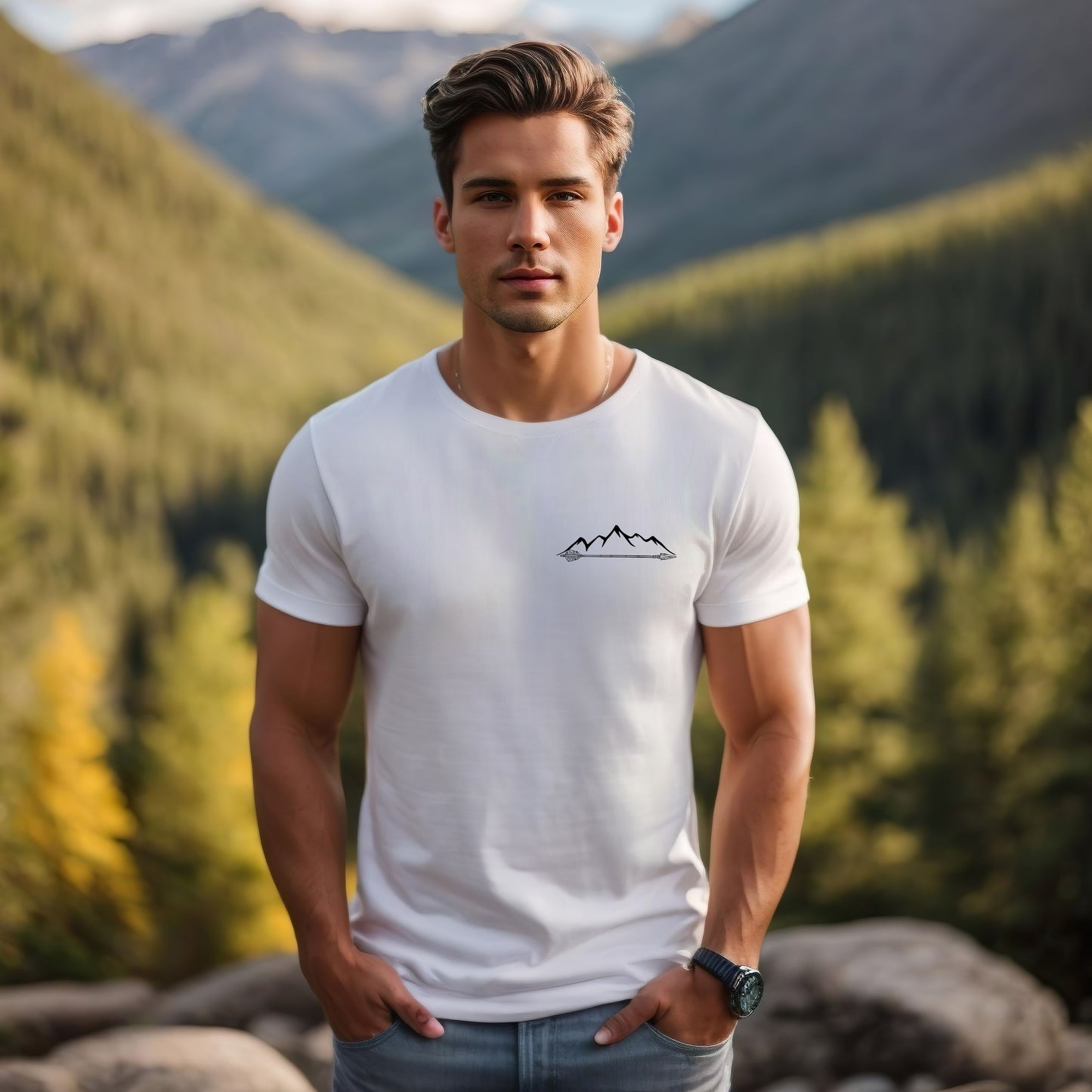 September Calls Chasing Bugles Tee