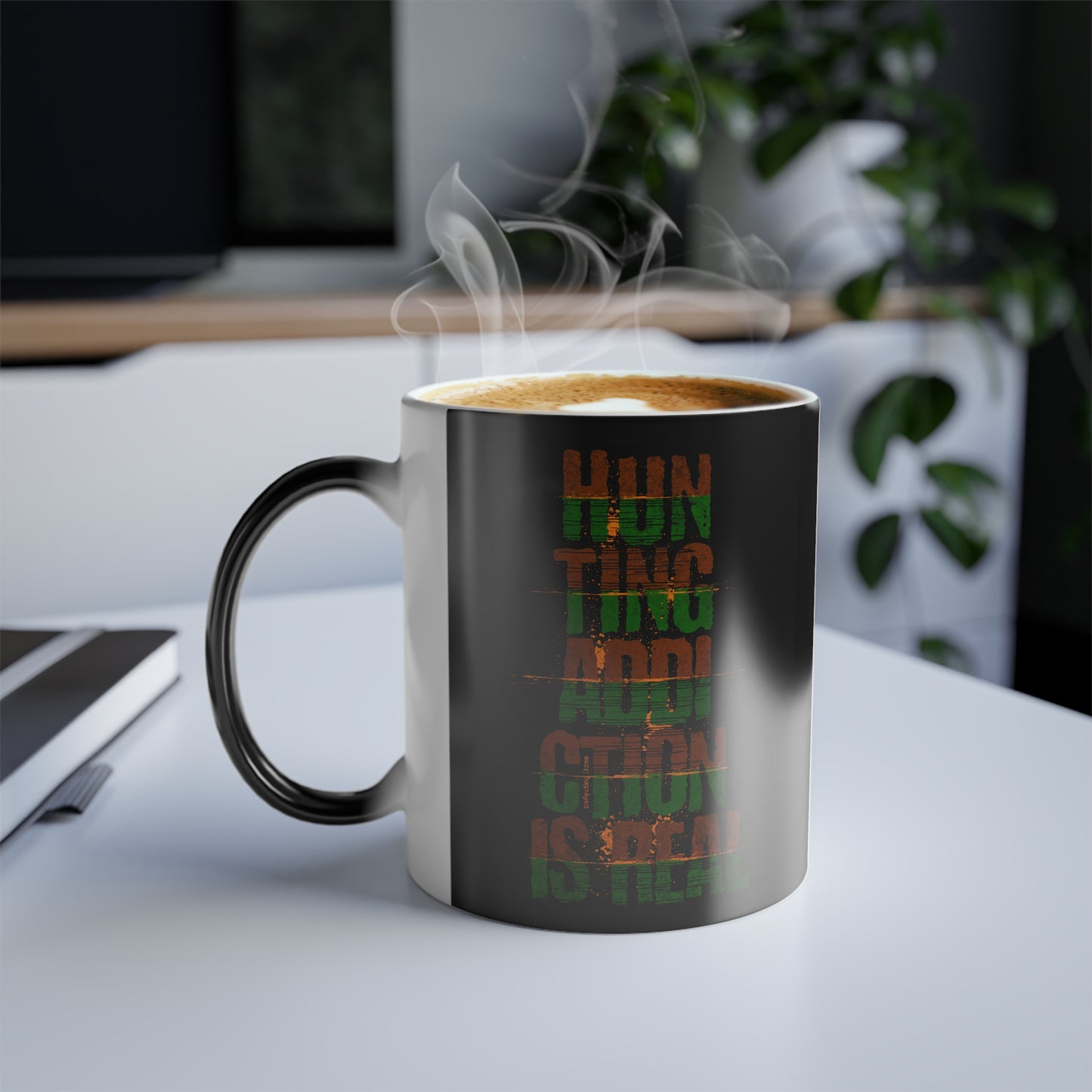 JA Color morphing "Hunting Addiction is Real "Mug