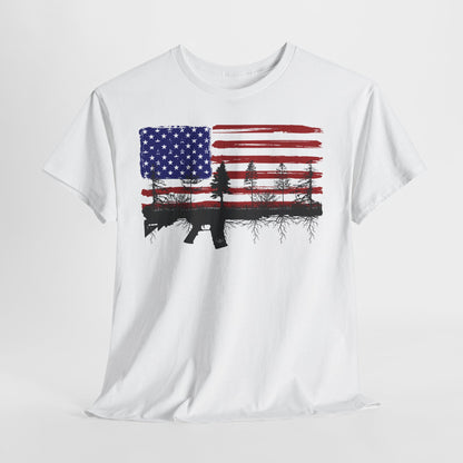 JA "ROOTED" Patriot-T shirt