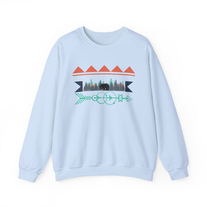 Bear Tribal Crewneck Sweatshirt