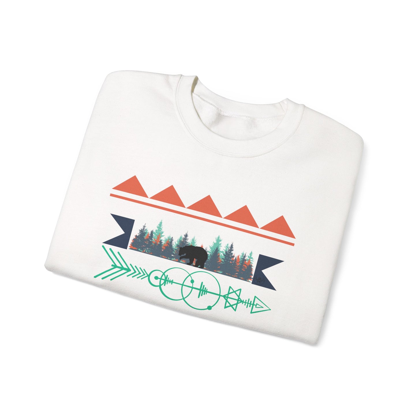 Bear Tribal Crewneck Sweatshirt