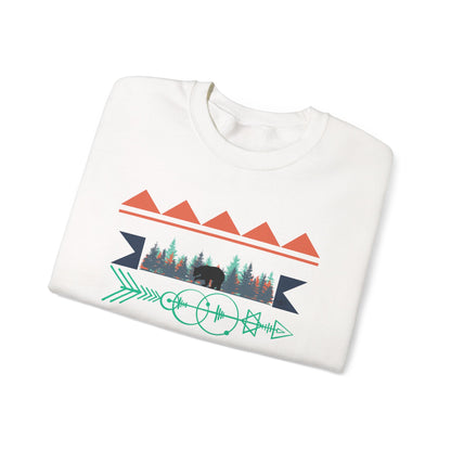Bear Tribal Crewneck Sweatshirt