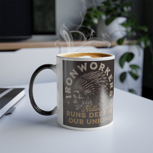 JA Color Morphing "Ironworkers Union" Mug
