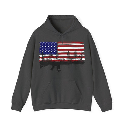 JA Red, White and Blue Rooted AR Hoodie