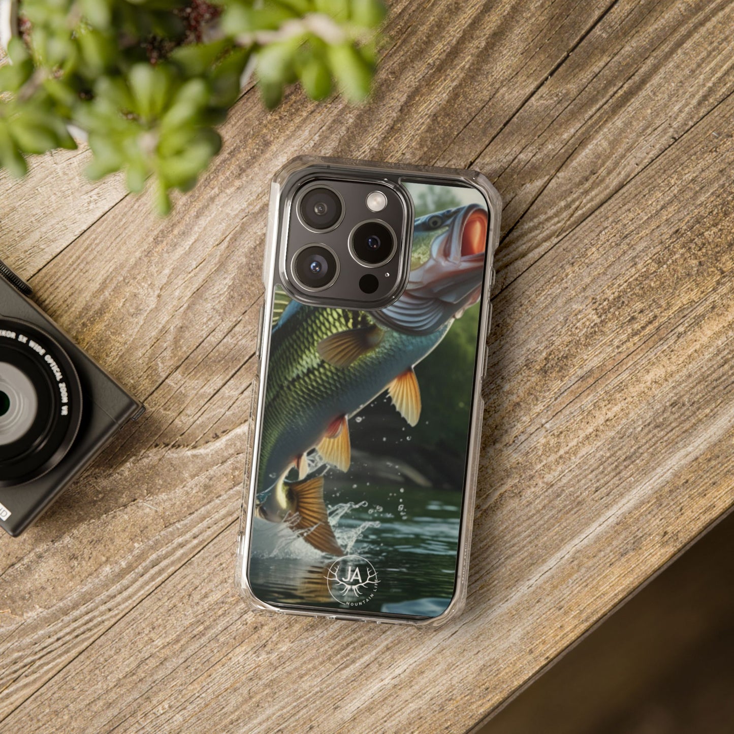 JA "Big Bass Fish'N" iPhone Case