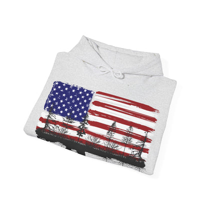 JA Red, White and Blue Rooted AR Hoodie