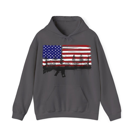 JA Red, White and Blue Rooted AR Hoodie