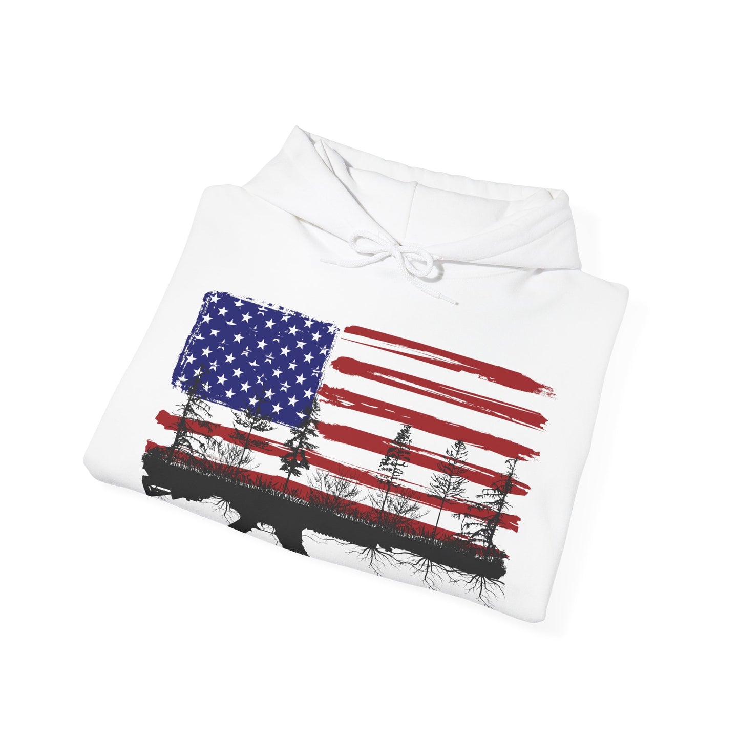 JA Red, White and Blue Rooted AR Hoodie