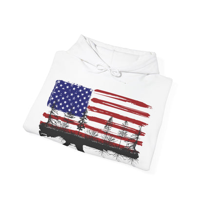 JA Red, White and Blue Rooted AR Hoodie
